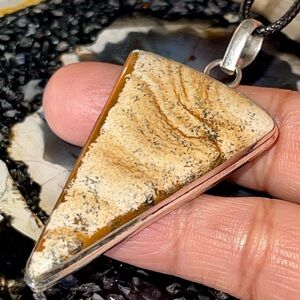 Beautiful Picture Jasper Pendant 2 1/2”